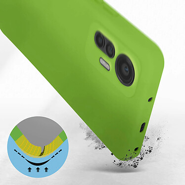 Avis Avizar Coque pour Xiaomi 12 Lite Silicone Semi-rigide Finition Soft-touch Fine  vert