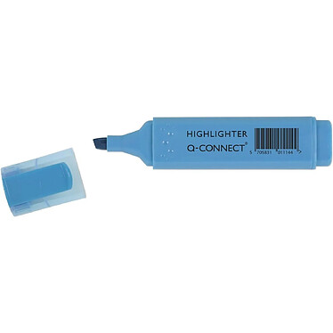 Acheter Q-CONNECT Surligneur tracé 2/5 mm pointe biseautée couleurs éclatantes bleu x 10