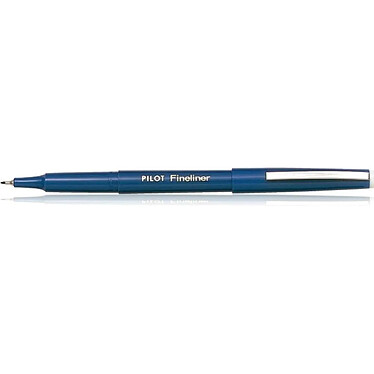 PILOT Feutre d'Ecriture Fineliner Pointe Extra Fine Tracé 0,4 mm Bleu x 12