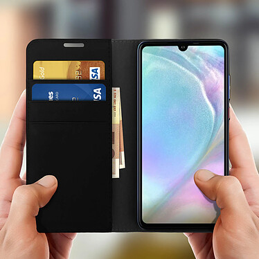 Avis Avizar Étui Huawei P30 Housse Folio Cuir Support Vidéo noir