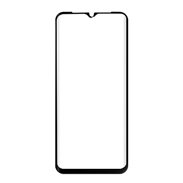 Bigben Verre Trempé pour Oppo A17 / Realme C33 Dureté 9H Bords Incurvés 2.5D  Contour Noir