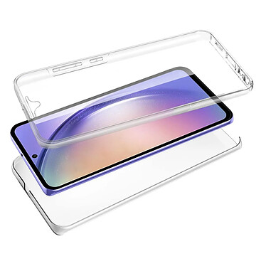 Avis Evetane Coque Samsung Galaxy A54 360° intégrale Protection avant et arrière silicone transparente Motif