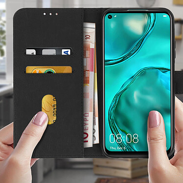 Avis Avizar Étui Huawei P40 Lite Housse Intégrale Porte-carte Fonction Support noir