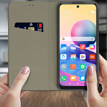 Avis Avizar Étui Xiaomi Redmi Note 10 5G et Poco M3 Pro Porte-carte Support noir