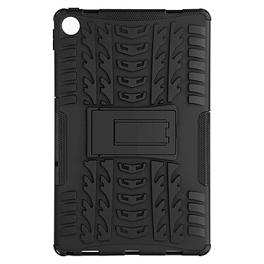 Avizar Coque pour  Lenovo Tab M10 Plus Gen 3 Bi-matière Antichoc avec Béquille Support  Noir