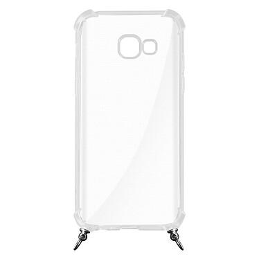 Avizar Coque pour Samsung Galaxy A5 2017 Anneau personnalisable avec bijou/chaine Transparent