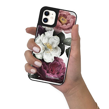 Acheter LaCoqueFrançaise Coque iPhone 11 miroir Fleurs roses Design