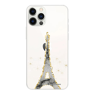 LaCoqueFrançaise Coque iPhone 12/12 Pro silicone transparente Motif Illumination de paris ultra resistant