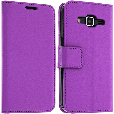 Avizar Etui Portefeuille - Housse Porte-Carte - Samsung Galaxy Core Prime - Violet