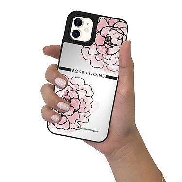 Acheter LaCoqueFrançaise Coque iPhone 12 Mini miroir Rose Pivoine Design