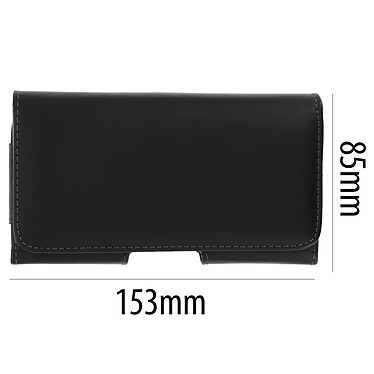 Acheter Avizar Étui Smartphone Universel Pochette Ceinture Clip + Passant Taille XXL - Noir