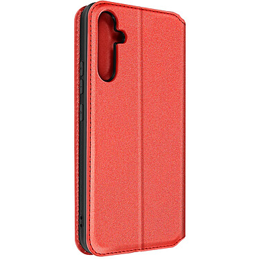 Avizar Housse pour Samsung Galaxy A34 5G Clapet Magnétique Porte-carte Support vidéo  Rouge