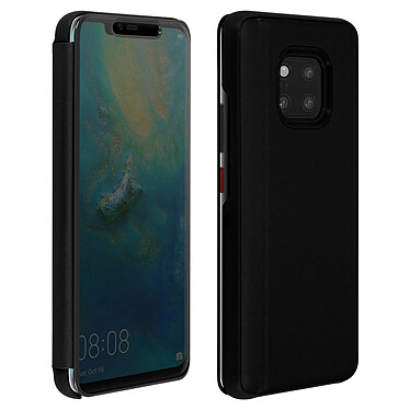 Avis Avizar Housse Huawei Mate 20 Pro Étui Folio Miroir Clapet translucide Stand Vidéo Noir