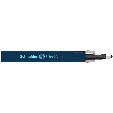 Avis SCHNEIDER Stylo à bille Epsilon noir-cyan Pte Extra Large Bleu