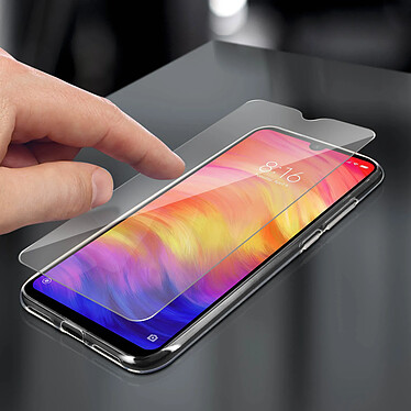 Acheter Avizar Coque Xiaomi Redmi Note 7 Silicone Souple et Film Verre Trempé 9H