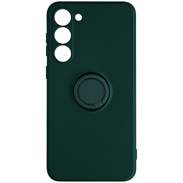 Avizar Coque Silicone pour Samsung Galaxy S23 Flexible avec Bague Support  Vert Foncé