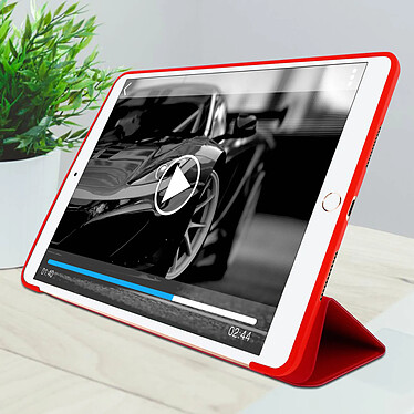 Avis Avizar Housse iPad Air 3 2019 et iPad Pro 10.5 Clapet Support Vidéo Trifold Rouge