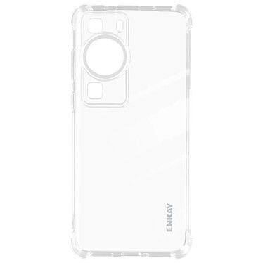 Avizar Coque pour Huawei P60 Pro Silicone Flexible Coins Bumper  Transparent