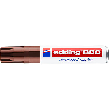 EDDING Marqueur Permanent 800 marron 4-12 mm pas cher