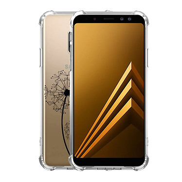 Avis Evetane Coque Samsung Galaxy A8 2018 anti-choc souple angles renforcés transparente Motif Pissenlit