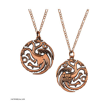 Game of Thrones - Décoration sapin avec collier Targaryen pas cher