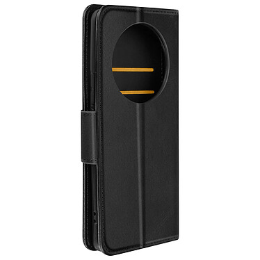 Avizar Étui pour Honor Magic 6 Lite 5G Clapet Portefeuille Support Dragonne Noir