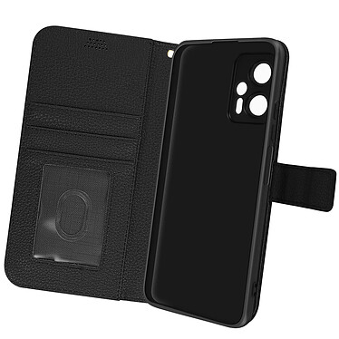 Avizar Étui pour Xiaomi Poco X4 GT Clapet Portefeuille Support Vidéo Dragonne  noir