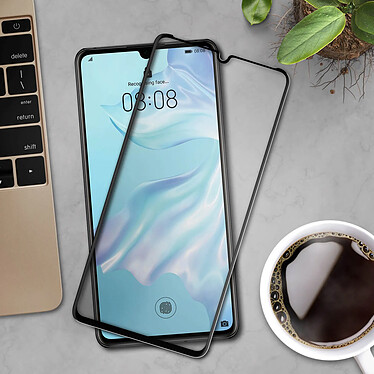 Acheter Avizar Film Huawei P30 Pro Verre Trempé Incurvé Transparent au Contour Noir