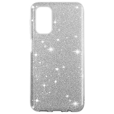 Avizar Coque pour Samsung Galaxy A13 5G et A04s Paillette Silicone Semi rigide  argent