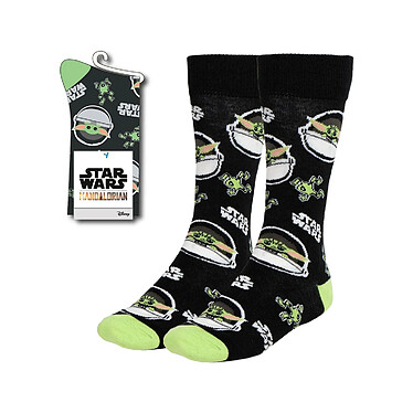 Star Wars : The Mandalorian - Paire de chaussettes Grogu 38-45