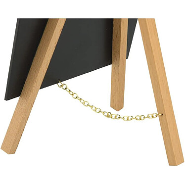 SECURIT Ardoise de table MINI 24x15cm avec trépied en Bois de Hêtre + 1 Feutre Craie pas cher