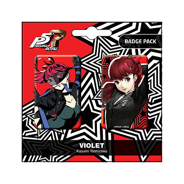 Persona 5 Royal - Pack 2 pin's Violet / Kasumi Yoshizawa