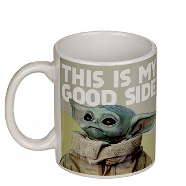 Avis Mug Mandalorian "My good side"