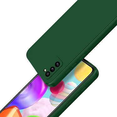 Avis Evetane Coque Samsung Galaxy A41 Silicone liquide Vert Foret + 2 Vitres en Verre trempé Protection écran Antichocs