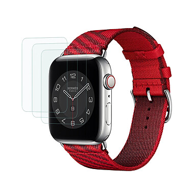 Eko Pack de 3 Verres Trempés pour Apple Watch 45mm Anti-rayures Transparent