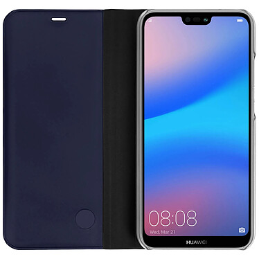 Avis Avizar Housse Huawei P20 Lite Etui Miroir Clapet Coque Rigide Fonction Support Noir