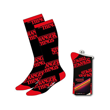 Stranger Things - Paire de chaussettes Logo Stranger Things 38-45