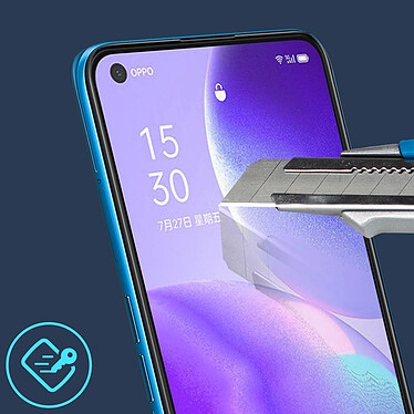 Avis Avizar Film pour Oppo Find X3 Lite et Reno 5 5G Verre Trempé Anti-traces Contour noir