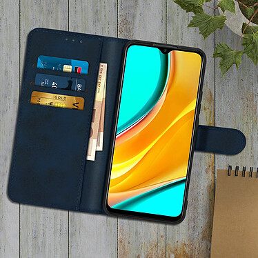 Acheter Avizar Étui Redmi 9 Housse Portefeuille Porte-cartes Fonction Support