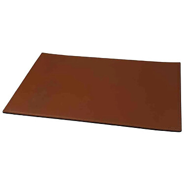 ALASSIO Sous-main Cuir de vache Véritable 65 x 45 cm Cognac