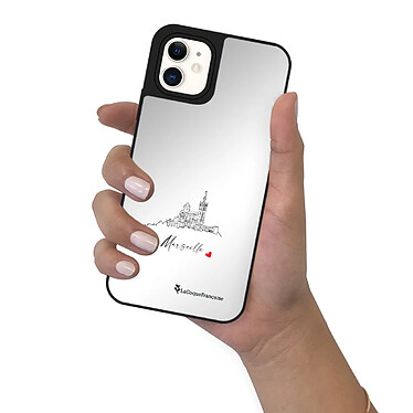 Acheter LaCoqueFrançaise Coque iPhone 12 Mini miroir Marseille Notre Dame Design