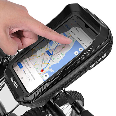 Wildman Sacoche Vélo Étanche Capacité 0.6L Fenêtre Tactile Rotatif 360°  XT3 Noir pas cher