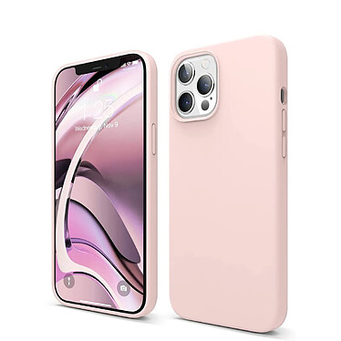 Acheter Evetane Coque iPhone 13 Pro Silicone liquide Rose Housse Anti-Chocs Souple Toucher Doux