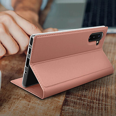 Dux Ducis Housse Samsung pour Galaxy Note 10 Étui Porte-carte Support Vidéo  Rose gold pas cher