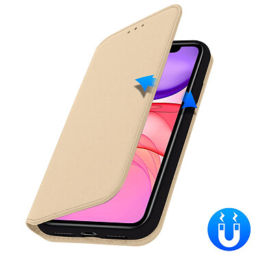 Avizar Etui folio Dorée pour Apple iPhone 11 pas cher