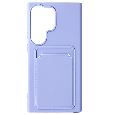 Avizar Coque pour Samsung S24 Ultra Porte-carte Souple Anti-traces Lavande