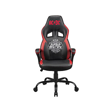 AC/DC Chaise gaming pour Bureau - fauteuil gamer noir