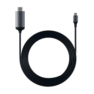 Satechi Câble USB C vers HDMI Résolution 4K 60Hz Longueur 175cm Gris sidéral