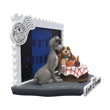 Avis Disney 100th Anniversary - Diorama D-Stage La Belle et le Clochard 12 cm