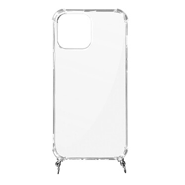 Avizar Coque iPhone 12 Mini Anneau personnalisable avec bijou/Chaîne - Transparent